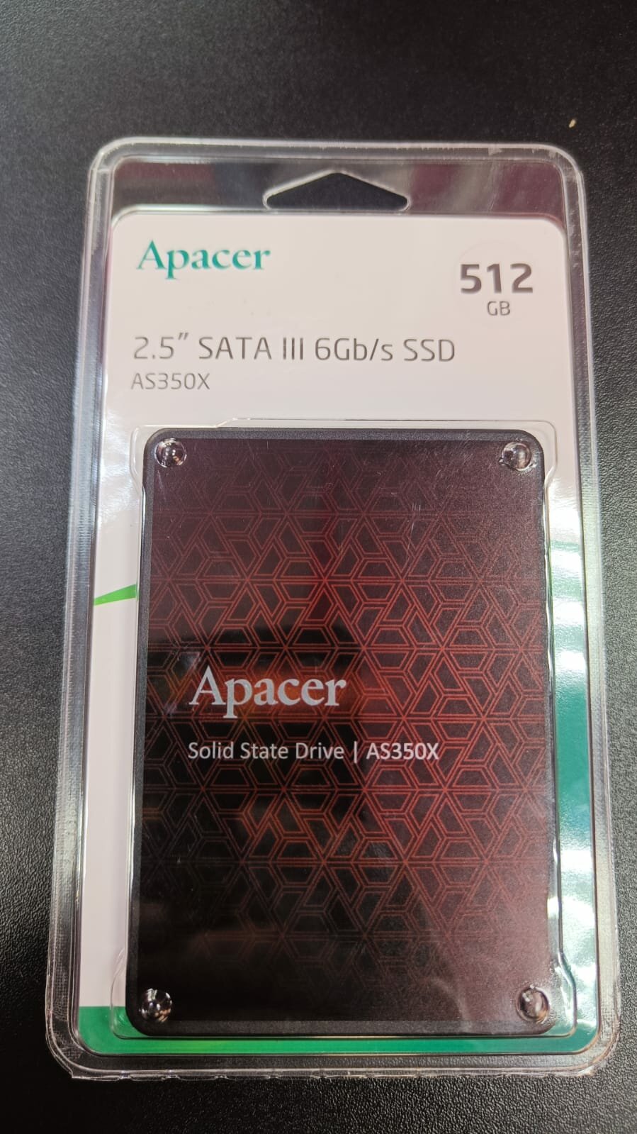 Твердотельный накопитель Apacer PANTHER 512 ГБ SATA AP512GAS350-1