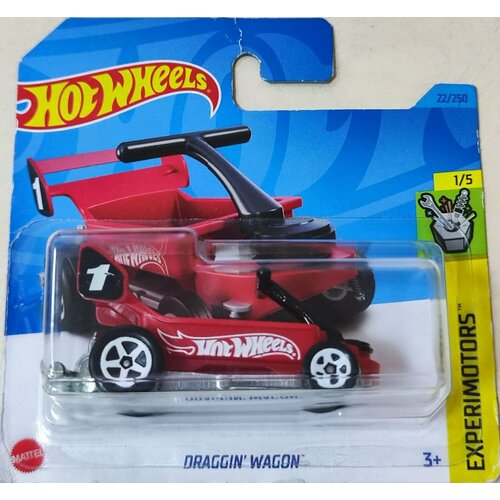 Hot Wheels Машинка базовой коллекции DRAGGIN` WAGON красная 5785/HKG26 машинка mattel hot wheels bentley continental gt3 арт hkl45 5785 044 из 250