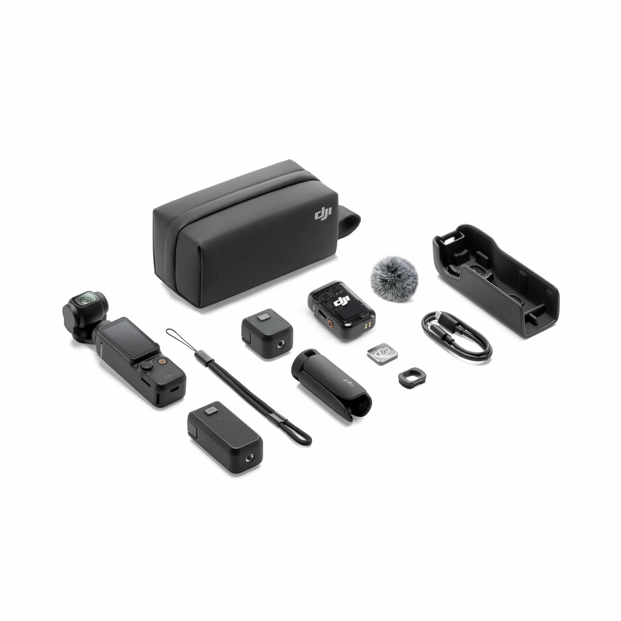 Экшн-камера DJI Osmo Pocket 3 с картой памяти 256ГБ，Видеокамера с 1' CMOS и видео 4K / 120 кадров в секунду, черный — фото 1