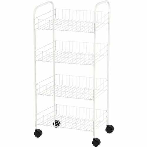 Полка-этажерка Harmonia четыре уровня 41х30,4х85 см белый (0214-H)