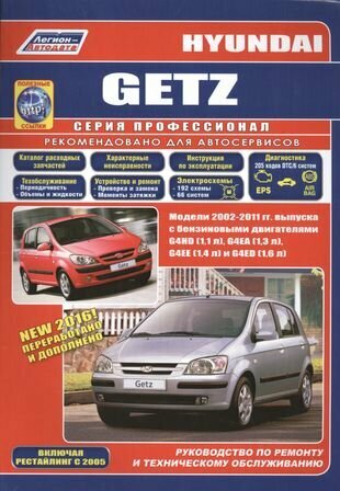 Hyundai Getz. Модели 2002-2011 гг. выпуска c бензиновыми двигателями G4HD (1,1 л.), G4EA (1,3 л.), G4EE (1,4 л.) и G4ED (1,6 л.). Включая рестайлинг с 2005 года. Руководство по ремонту и техническому - фото №10