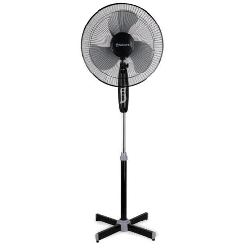 Вентилятор напол SAKURA SA-10 BK чернсерый 2 35 Вт 40 см 3 скор 168500₽