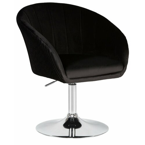 Кресло дизайнерское EDISON черный велюр 1922-21 12488₽