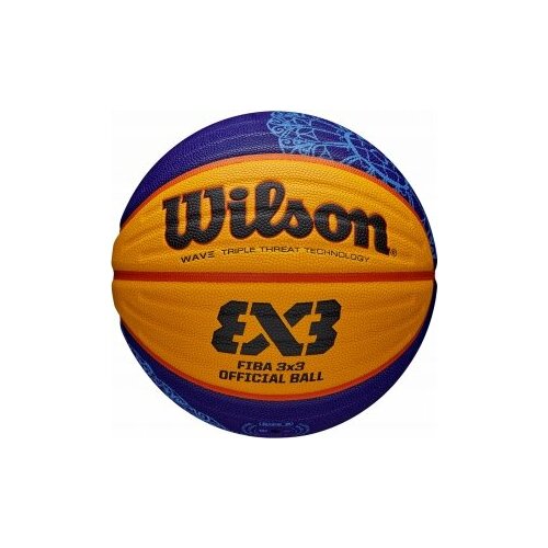 67848-96557 Мяч баскетбольный Wilson FIBA3x3 Official Paris 2024 WZ1011502XB6F, FIBA Approved, размер 6 wilson nef mvp training football supreme junior bola de futebol americano optimum sizes 9 pu material official rugby ball