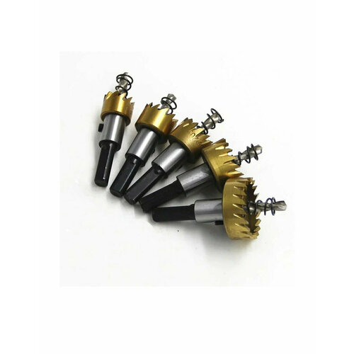 Набор коронок по металлу из быстрорежущей стали