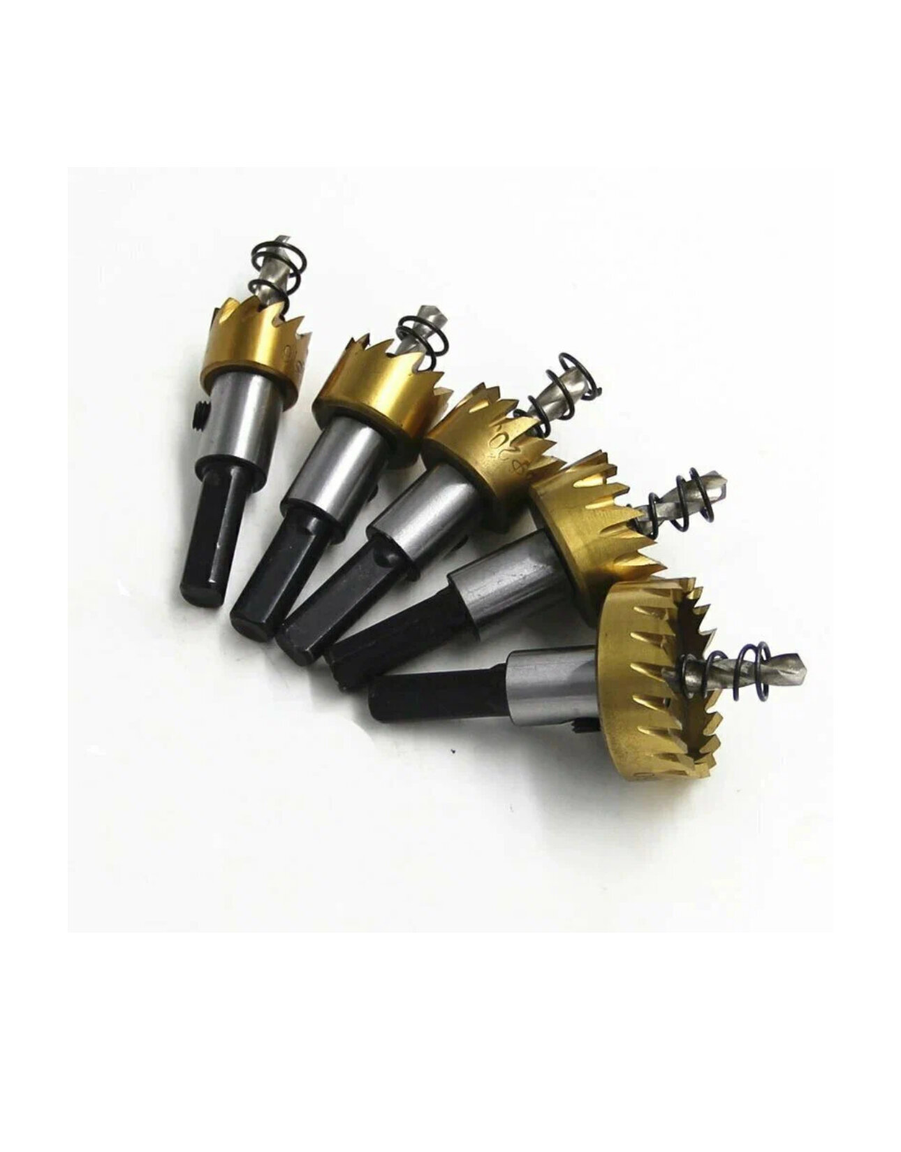 фото Набор коронок по металлу из быстрорежущей стали