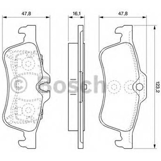 Тормозные колодки Bosch - фото №16