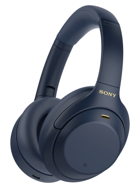 Беспроводные наушники с шумоподавлением Sony WH-1000XM4L синий