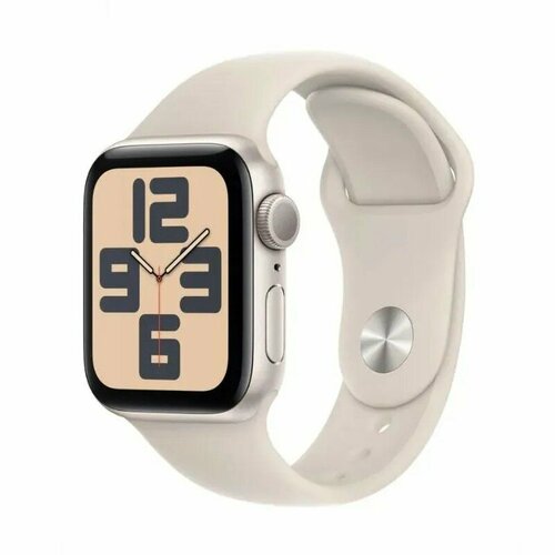 Смарт-часы Apple Watch Series SE 2023 GPS 44mm Starlight Sport Band 3359000₽
