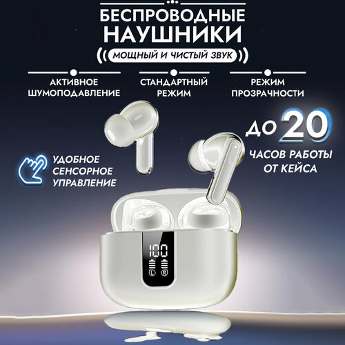 Беспроводные Bluetooth наушники с шумоподавлением Tech Fusion 1454₽