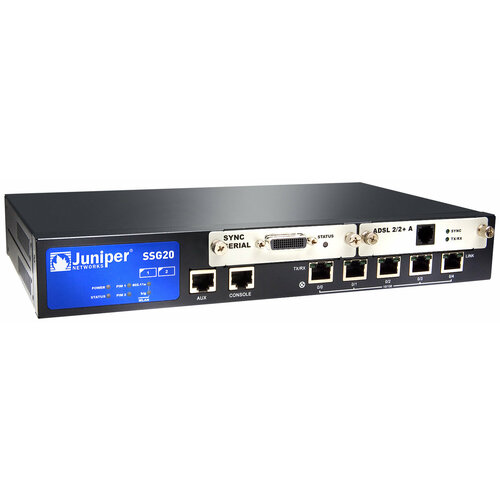Межсетевой экран Juniper SSG-20-SB 2хPIM 128 MB 10100Base-TX 31653₽