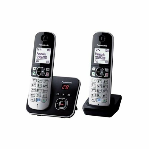Телефон Dect Panasonic KX-TG6812RU чер(KX-TG6812RUB), 1189934