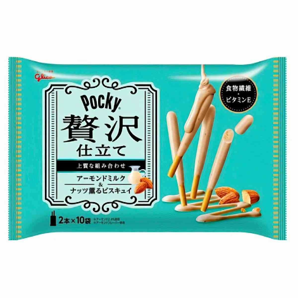 Glico Pocky Zeitaku Jitate миндаль 85г(Япония)