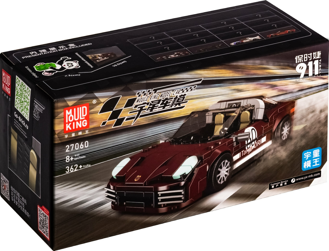 Конструктор Porsche 911 Targa из 362 деталей