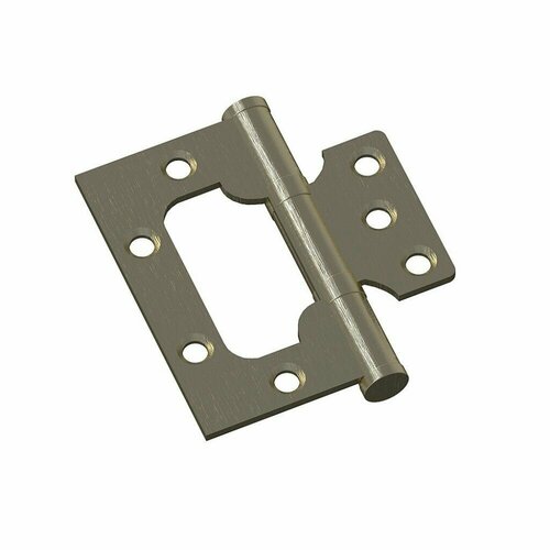 Дверные Петли Bravo Петля без Врезки Стальная 2ВВ 756325 Универсальная AB Бронза для Складных Дверей Браво 150₽