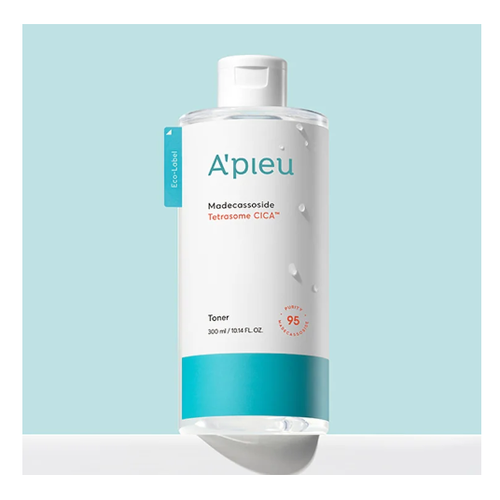 фото Тонер успокаивающий и восстанавливающий с центеллой a'pieu madecassoside tetrasome cica toner 300ml