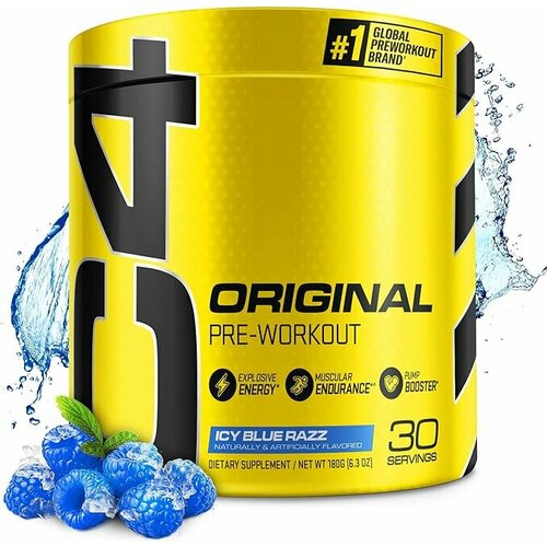 Предтренировочный комплекс Cellucor C4 Original 180 гр. Ледяная Голубая Малина