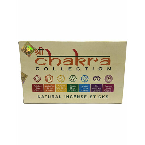 Набор благовоний Chakra Collection из 7 штук набор благовоний из 5 упаковок афродизиак