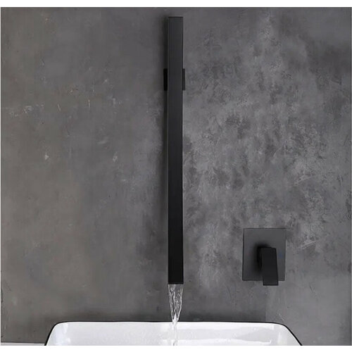 Черный кран внутреннего монтажа La'Casa