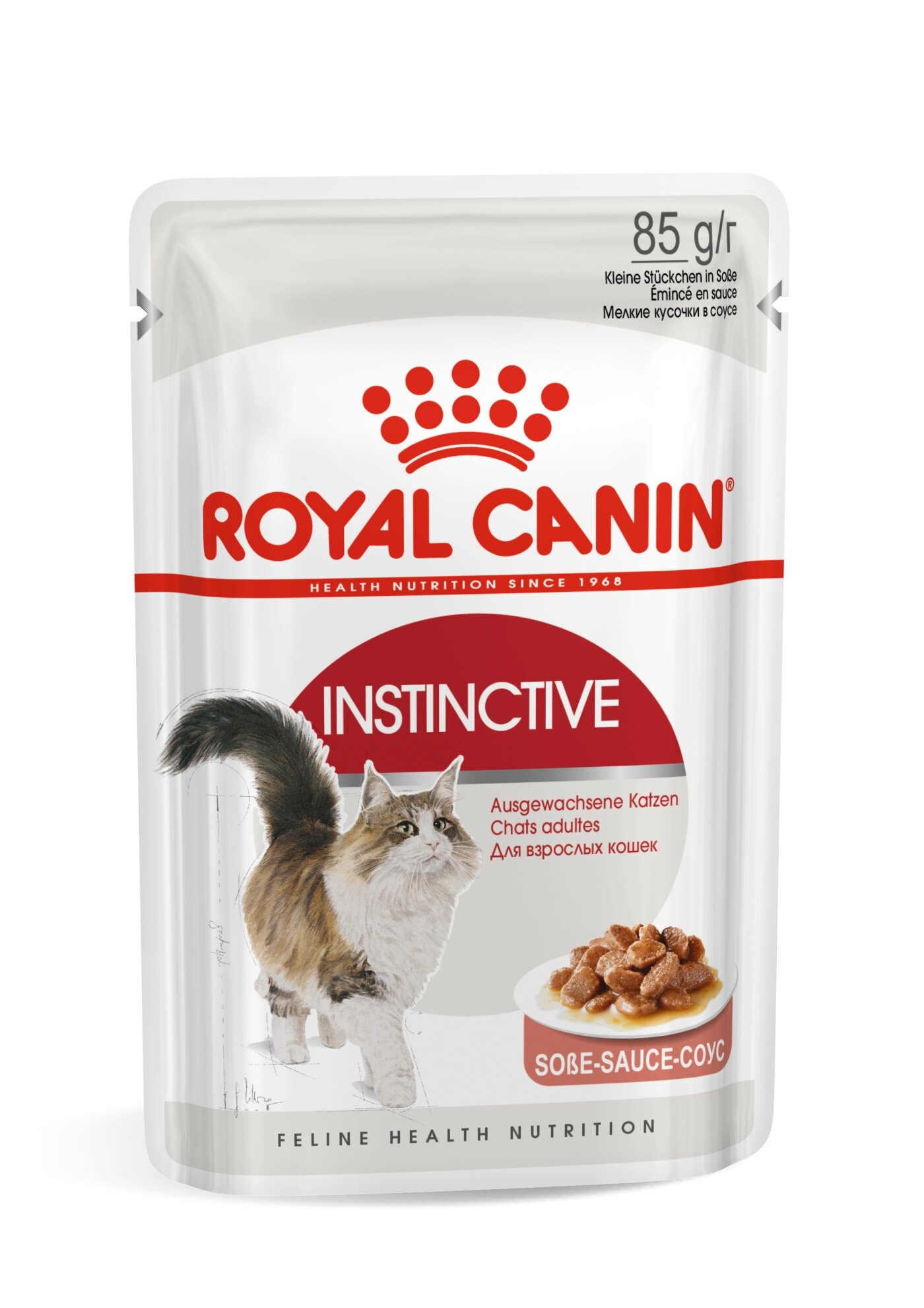 фото Влажный корм для кошек Royal Canin Instinctive в соусе пауч, 85г*28шт