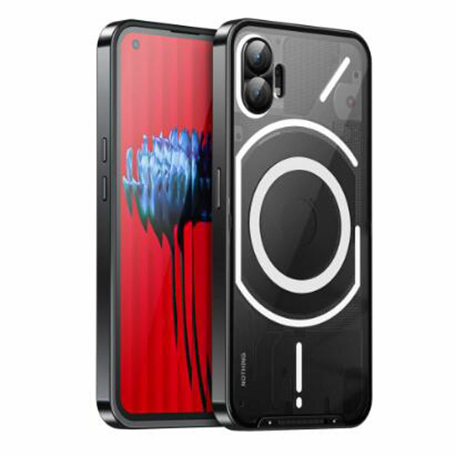 фото Чехол MyPads для смартфона Nothing phone1 с магнитным каркасом Magsafe