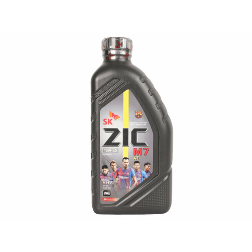 фото Полусинтетическое моторное масло zic m7 4t 10w-40, 1 л, 1 шт.