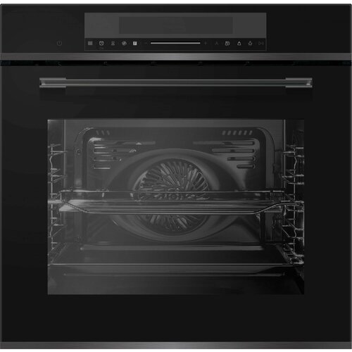 Духовой шкаф Hyundai HMEO 6780 DX черное стеклосеребристый 58771₽