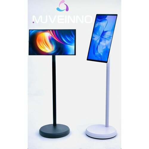 Телевизор Планшет на колесах смарт дисплей Muveinno tab D01 белый с камерой 215 дюйм 6534000₽