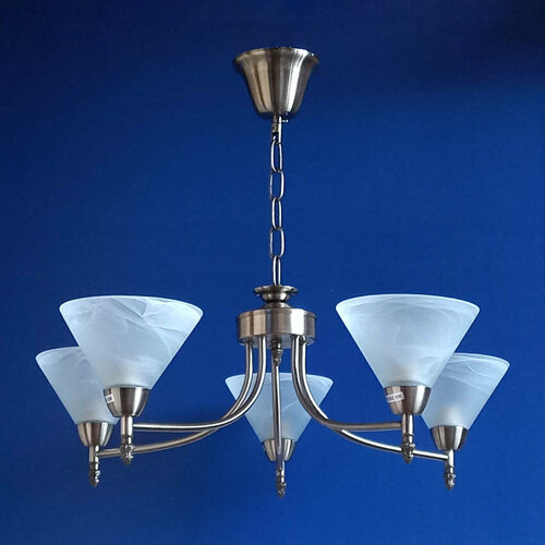 Люстра подвесная LS 855/5 цвет бронза