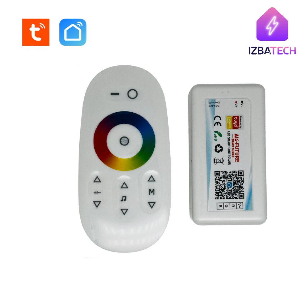 фото Новый Умный мощный WIFI контроллер, для RGB ленты, работает с Алисой
