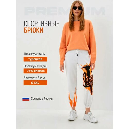 фото Брюки спортивные blacksi, размер xl, экрю