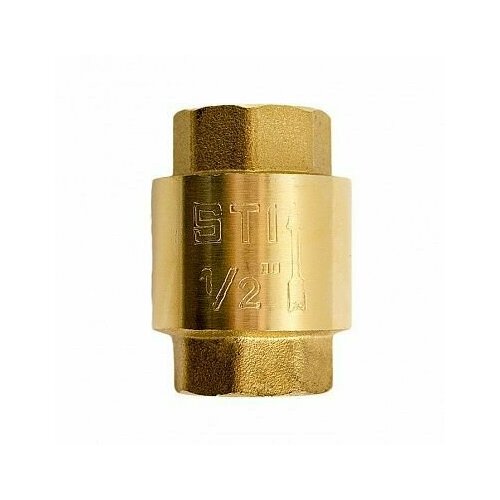 Клапан обратный пружинный STI 15 12 латунь корпус пластиковый шток 634₽