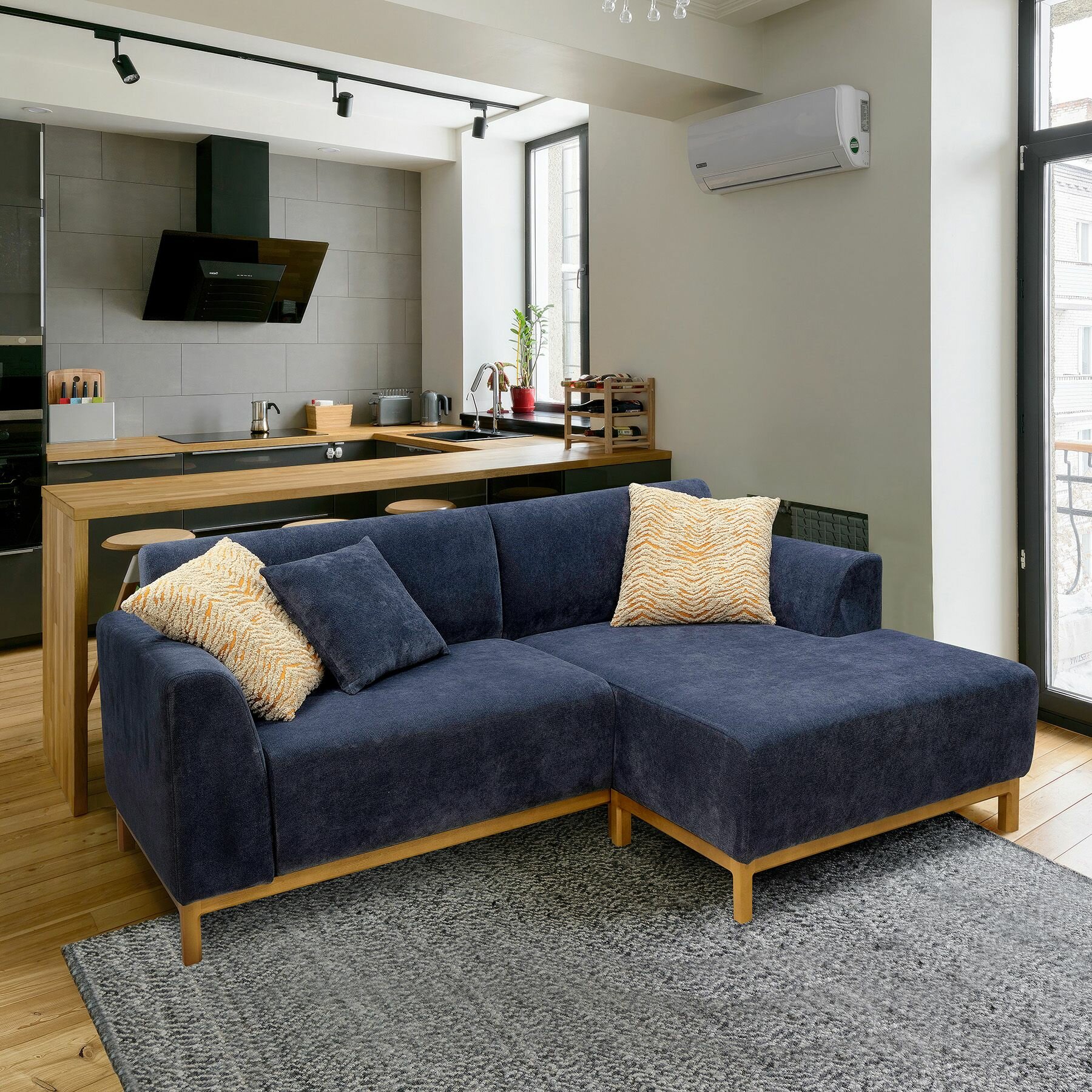 фото Угловой модульный диван-кровать Ингрид