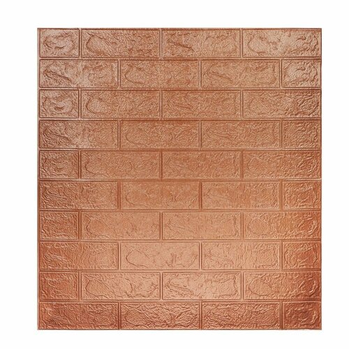 INBLOOM Плитка самоклеящаяся 70х77х03см XPE терракот 5 штук 1030₽