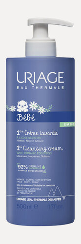 Изображение товара URIAGE Bebe 1 Ere Детский крем для тела очищающий пенящийся, 500 мл