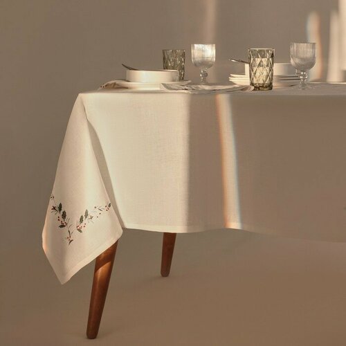 Скатерть с вышивкой SL HOME New Year 110х140см лен 100 185 грм2 1503₽