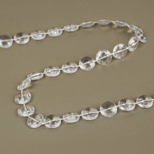 Бусы на нитях 10 мм 9 1 м цвет прозрачный 1125₽