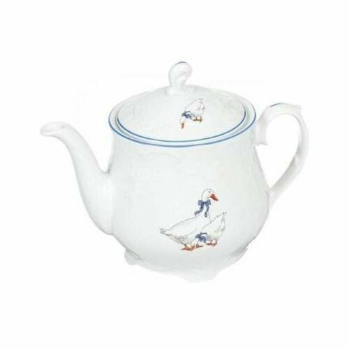 Чайник 550 мл Rococo декор Гуси 1 шт 2492₽