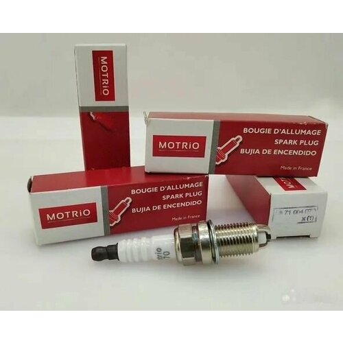 Свеча зажигания 2 контакта 4 штуки Renault Logan Sandero Duster Clio Рено Логан Сандеро Дастер Клио Лада Ларгус Lada Largus двигатель K7JK7MF4R 8 клапанов 2506₽