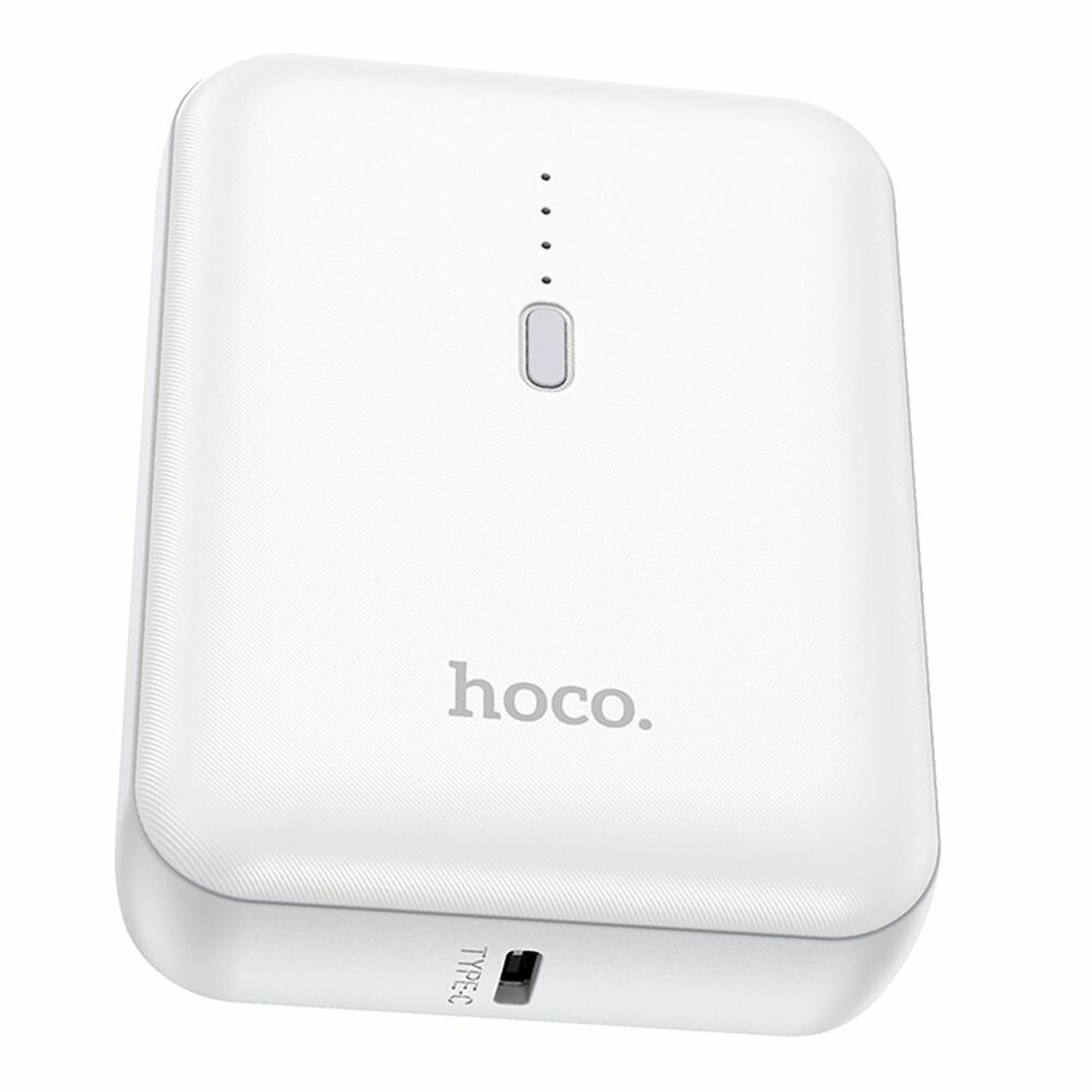 Внешний АКБ HOCO J96 Strider 5000 mAh, 1xUSB, 1xUSB-C, 2А, Li-Ion (белый)
