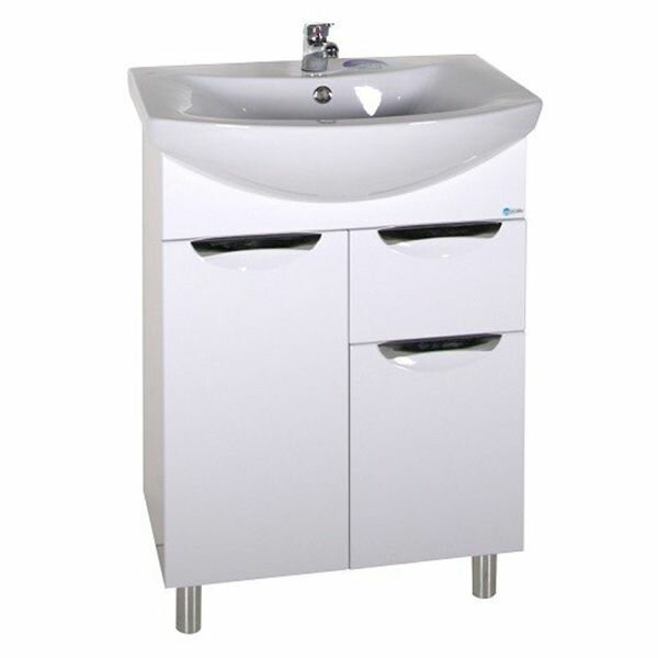 фото Тумба под раковину АСБ-мебель Мессина 60 9891 Белая