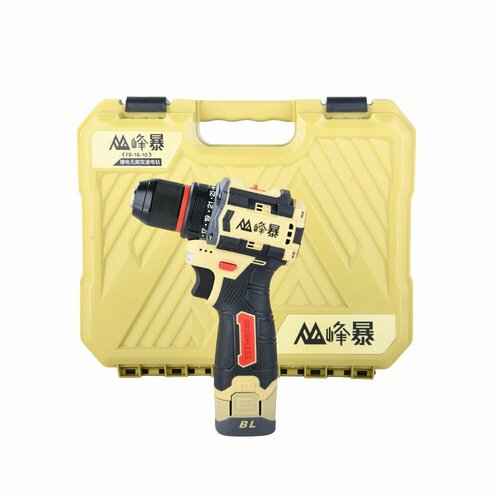 FengBao аккумуляторная дрель-шуруповерт 16-10 168В 2х20А ч Li-Ion в кейсе 5450₽