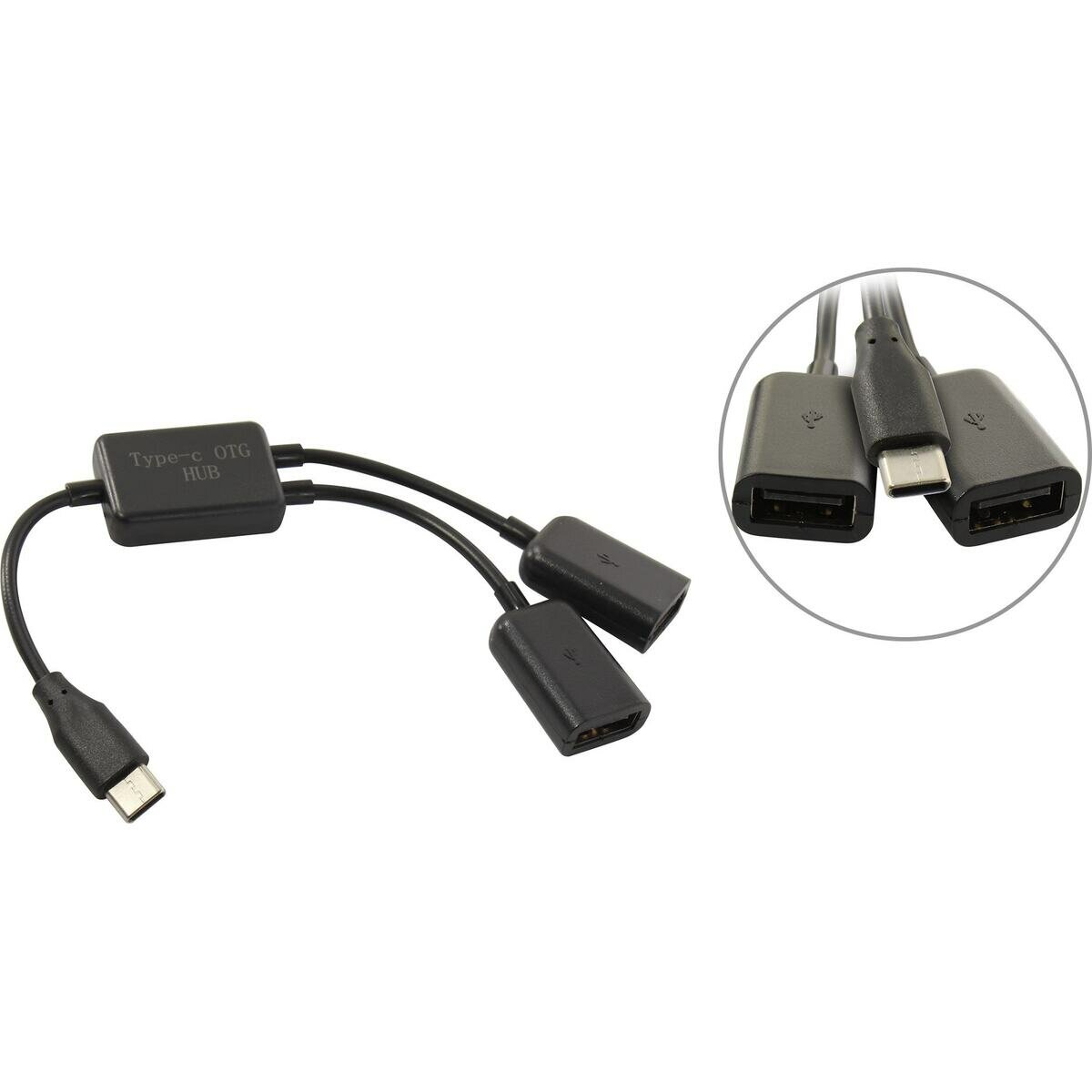 USB 2.0 type C -> 2 x A(f) Ks-is KS-813
