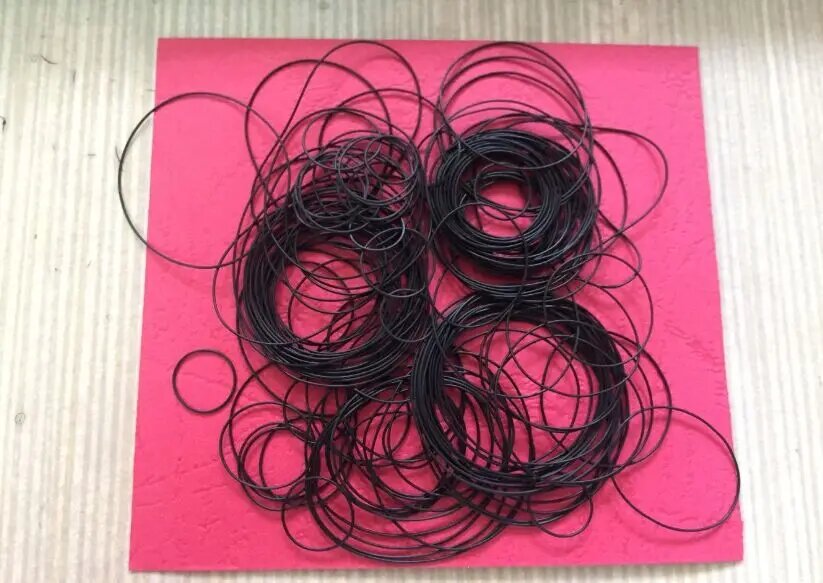Уплотнительное кольцо для часов, толщина от 0,3 мм до 0,8 мм, 1 шт, 0.7mm thickness