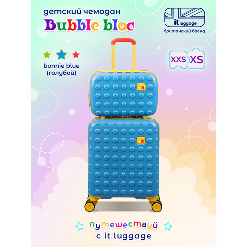 Чемодан-каталка IT Luggage, ручная кладь, 33х45х20 см, динозавр