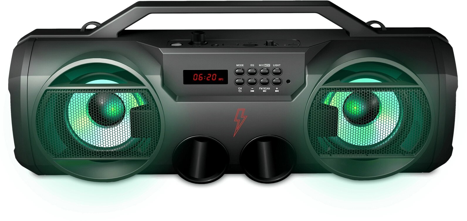 Колонка порт. Ural Молния 280 черный 28W 2.0 BT 10м 2000mAh (урал молния 280)