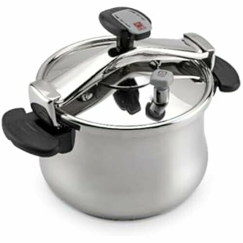 BRA New Star - скороварка с мостом, 11 литров, из нержавеющей стали 18/10, с 2 системами безопасности под давлением и системой блокировки открытия, подходит для всех типов плит.