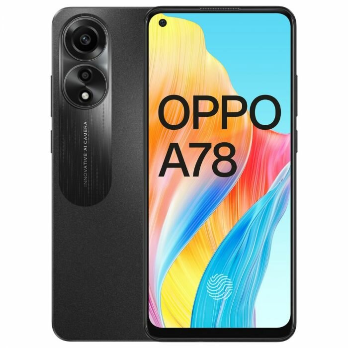 OPPO A78, 2 SIM, 8 ГБ/256ГБ черный