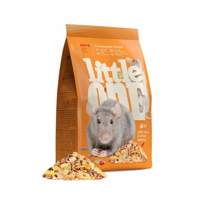 Корм Little One для крыс, 900г