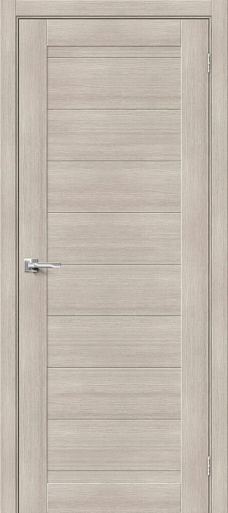 Межкомнатная Дверь с Экошпоном Bravo Браво-21 Cappuccino Melinga 700x2000мм (Полотно 1шт) / Браво.